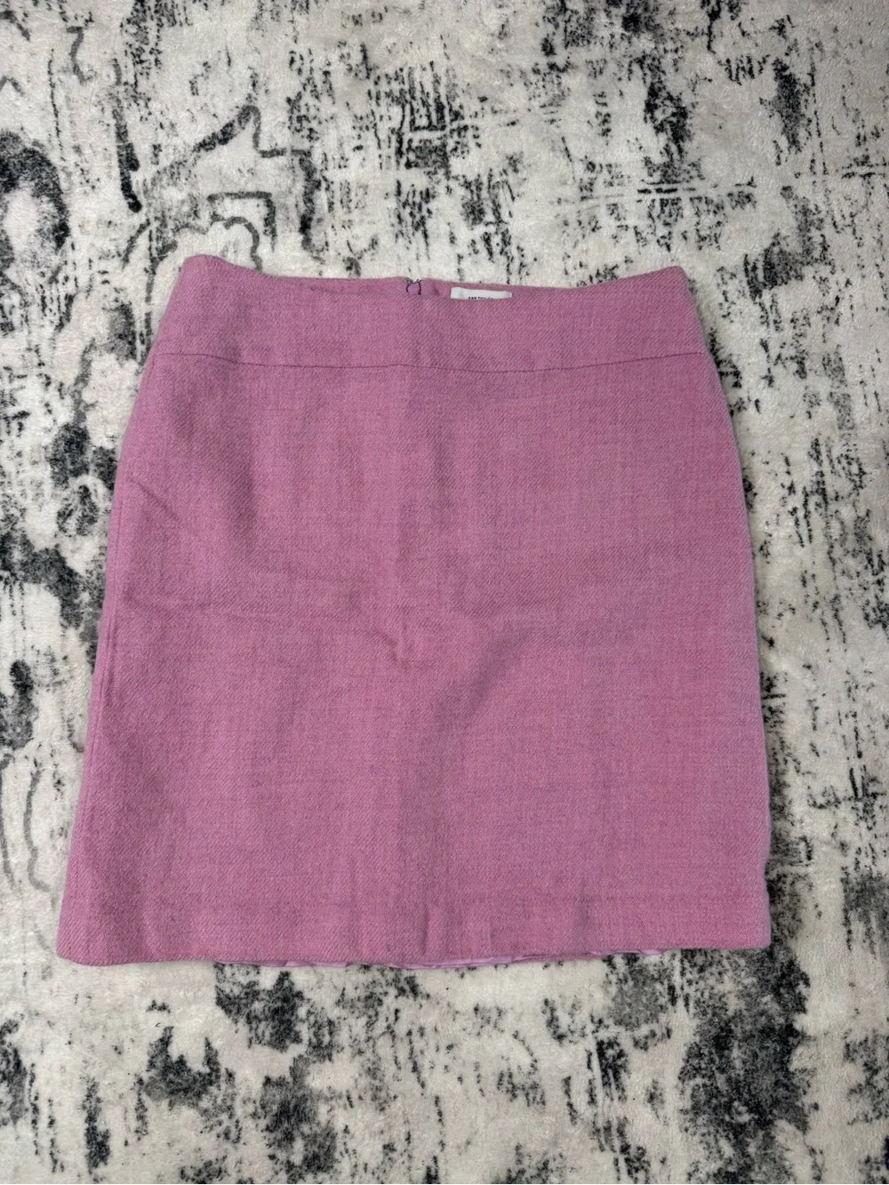 LOFT Pink Tweed Mini Skirt